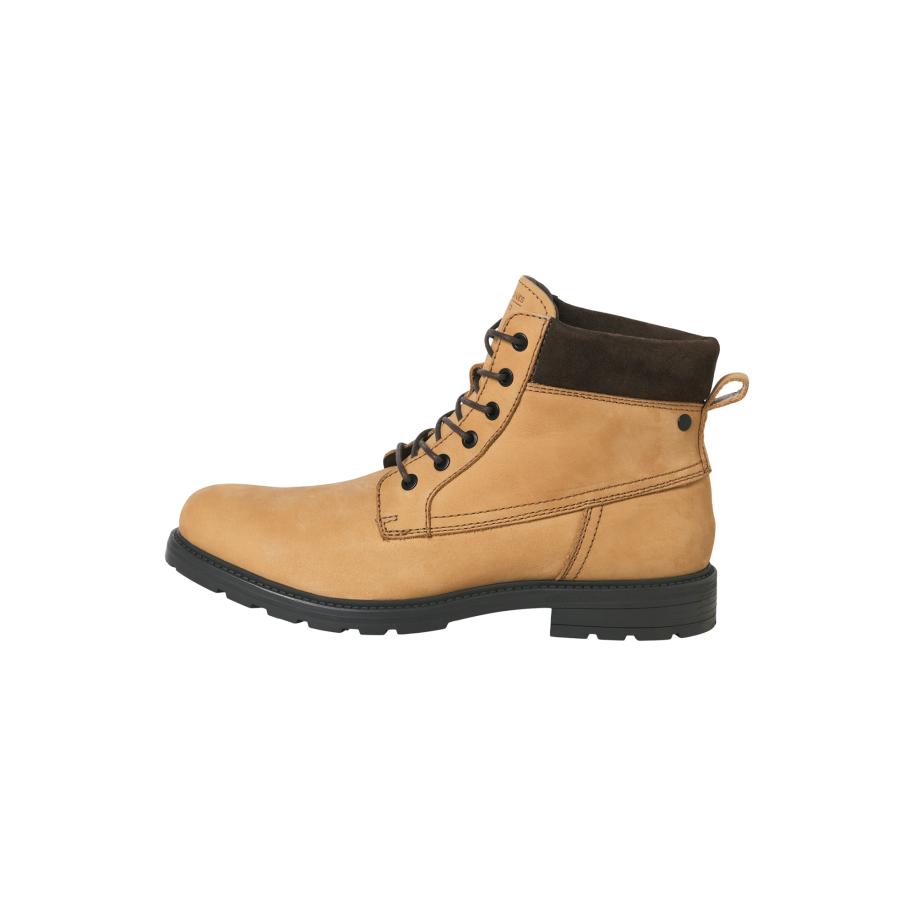 Jack & Jones JACK & JONES Veterboots JFWCRANFIELD donkerbruin / mosterd -