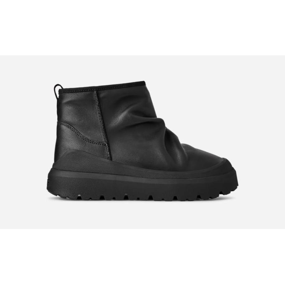 UGG® Heritage Utility Mini Noir-laars in Black, Maat 41, Leder Zwart