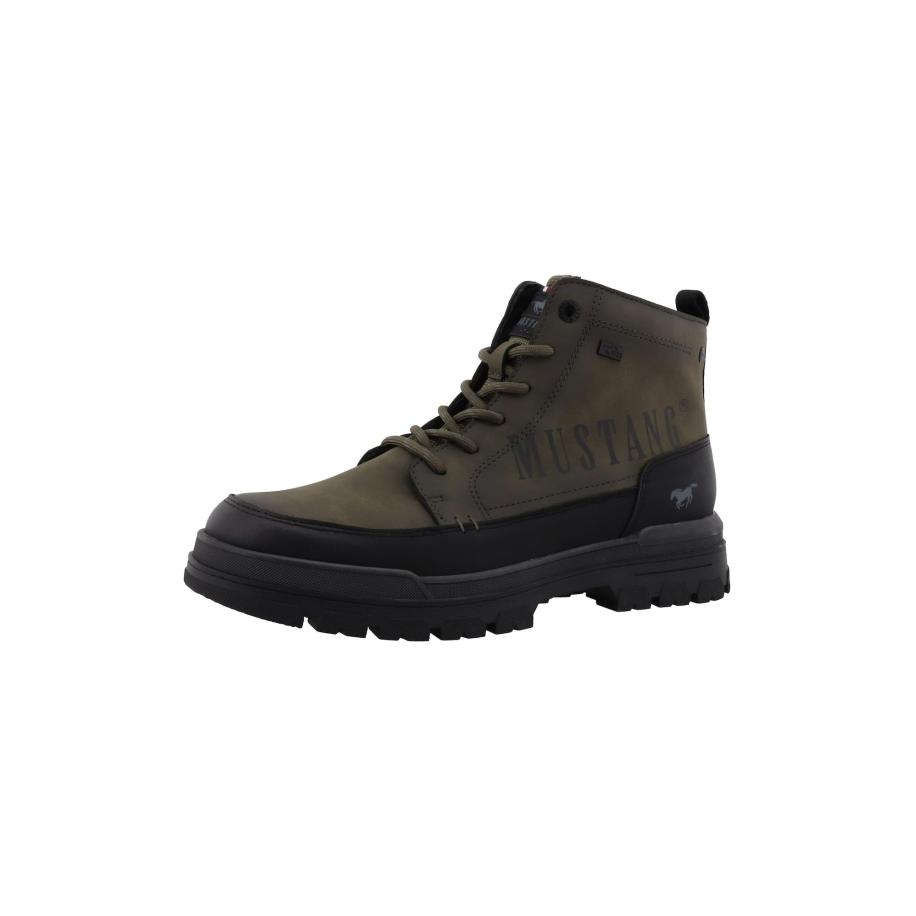 Mustang MUSTANG Veterboots Peppin olijfgroen / zwart -