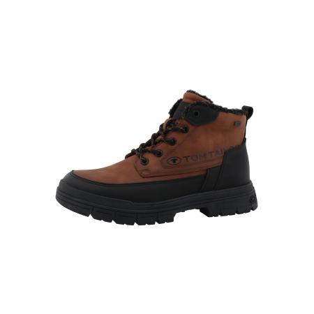 Tom Tailor TOM TAILOR Veterboots cognac / zwart