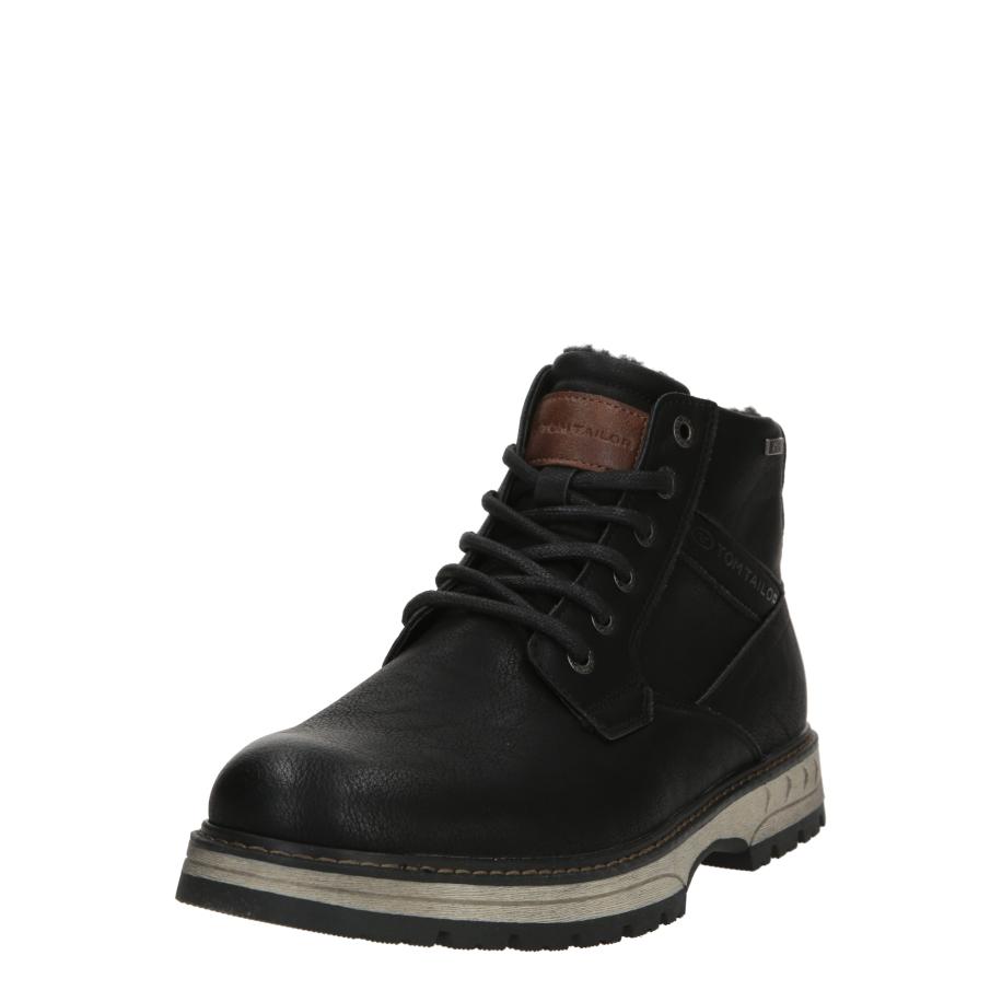 Tom Tailor TOM TAILOR Veterboots bruin / zwart -