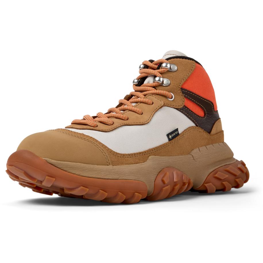 Camper CAMPER Veterboots Karst Trek beige / lichtbeige / oranje -