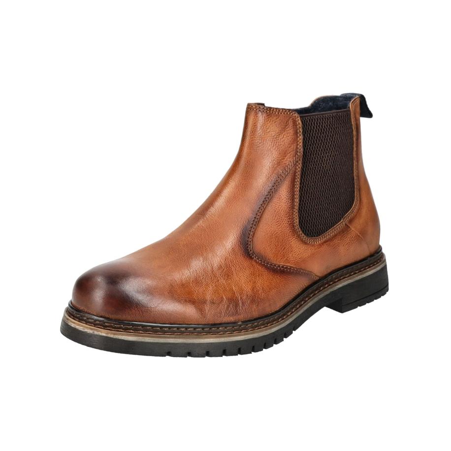 Bugatti bugatti Laarzen Barton cognac / donkerbruin -