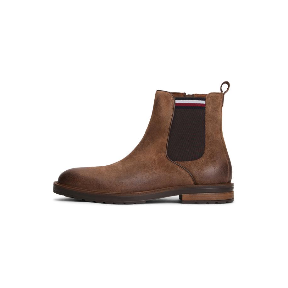 Tommy Hilfiger TOMMY HILFIGER Chelsea boots bruin -