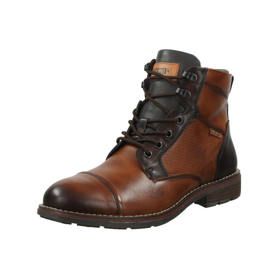 Pikolinos PIKOLINOS Veterboots chocoladebruin / zwart -