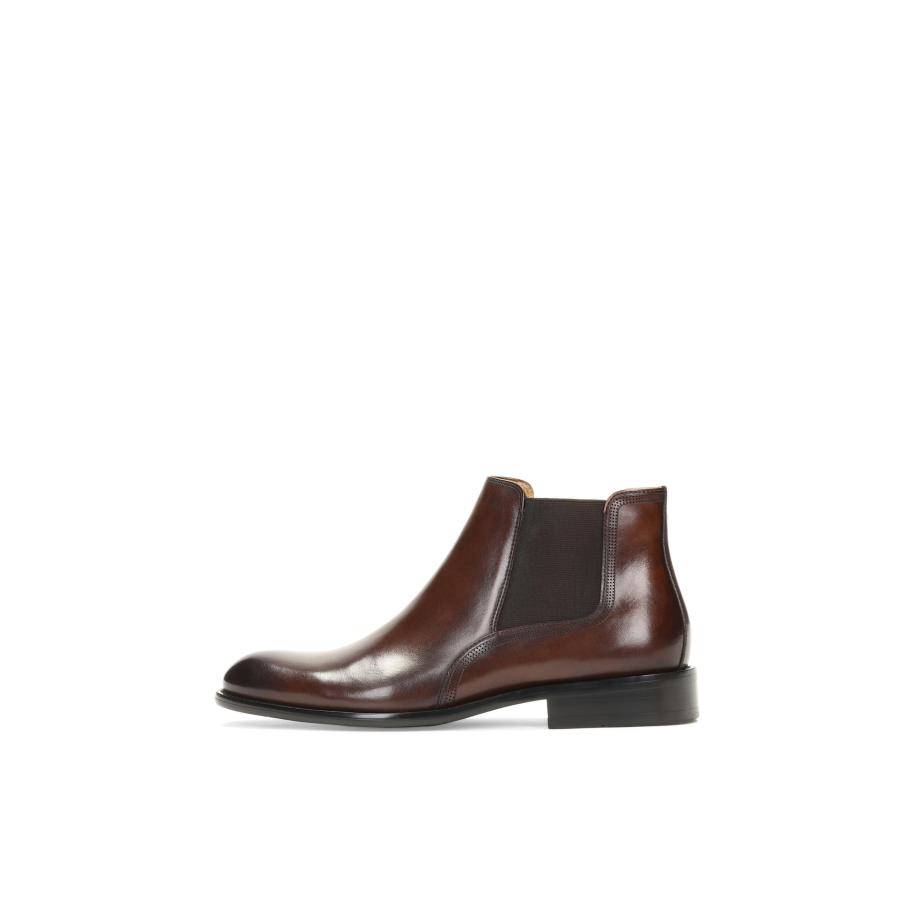 Kazar Kazar Chelsea boots mokka / donkerbruin -