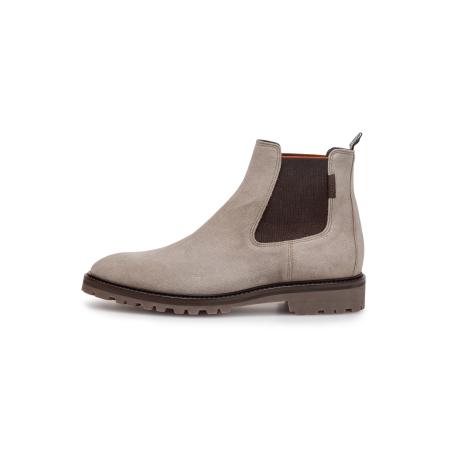 Floris van Bommel Floris van Bommel Chelsea boots Sturdi 04 taupe / donkerbruin