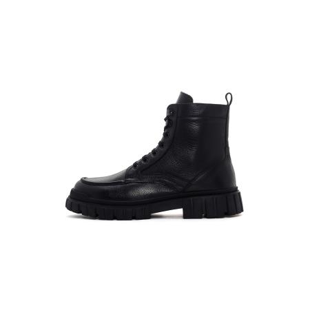 Derimod Derimod Veterboots zwart
