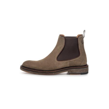 Floris van Bommel Floris van Bommel Chelsea boots De Tanker 08 donkerbruin / taupe