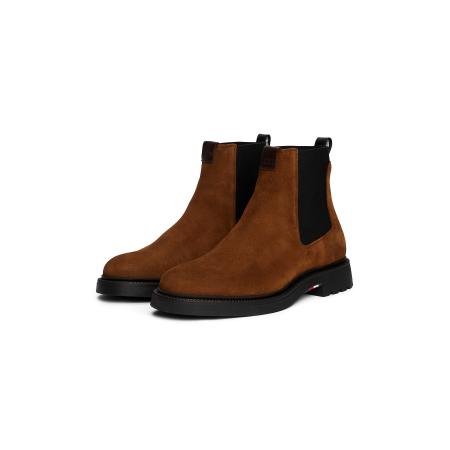 Tommy Hilfiger TOMMY HILFIGER Chelsea boots bruin / zwart