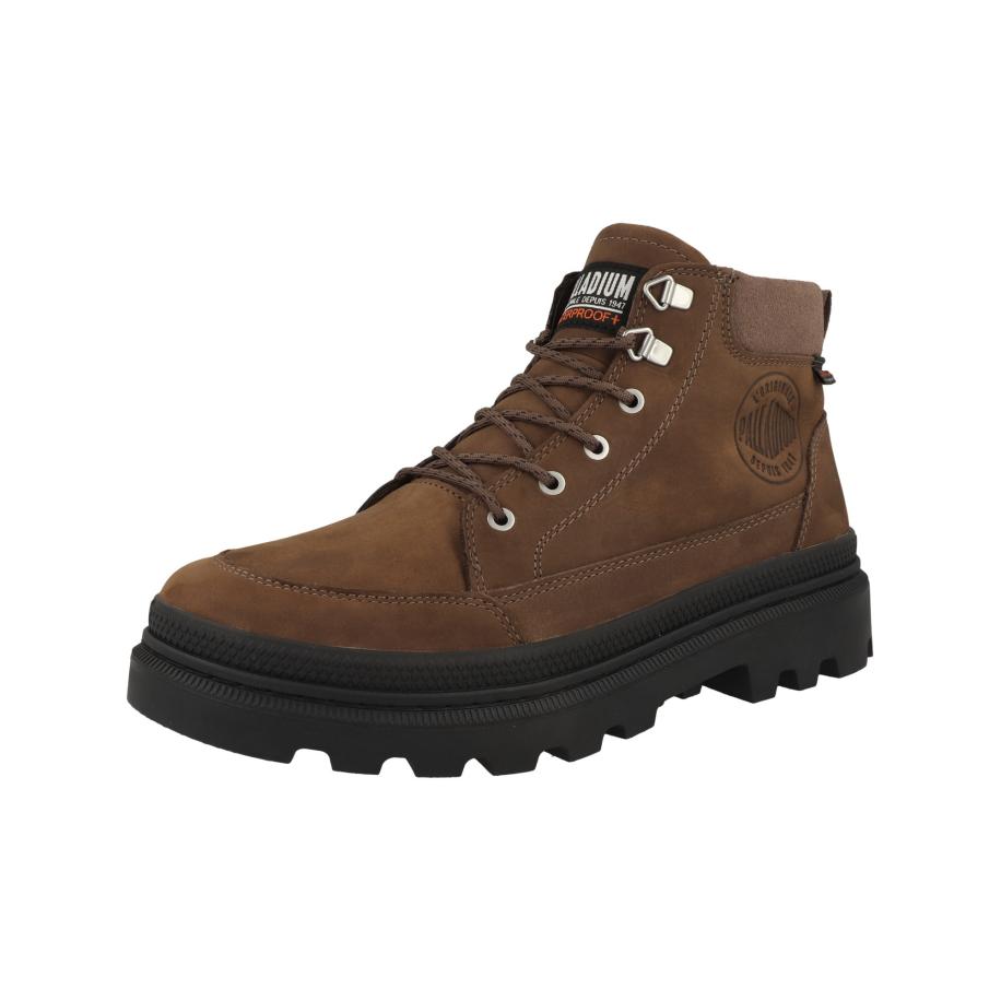 Palladium Boots Troopercuff donkerbruin / zwart Bruin