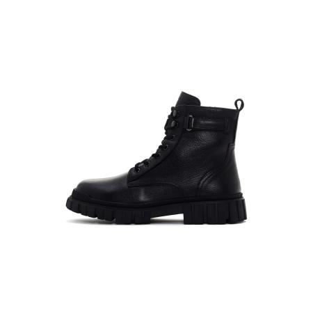 Derimod Derimod Veterboots zwart