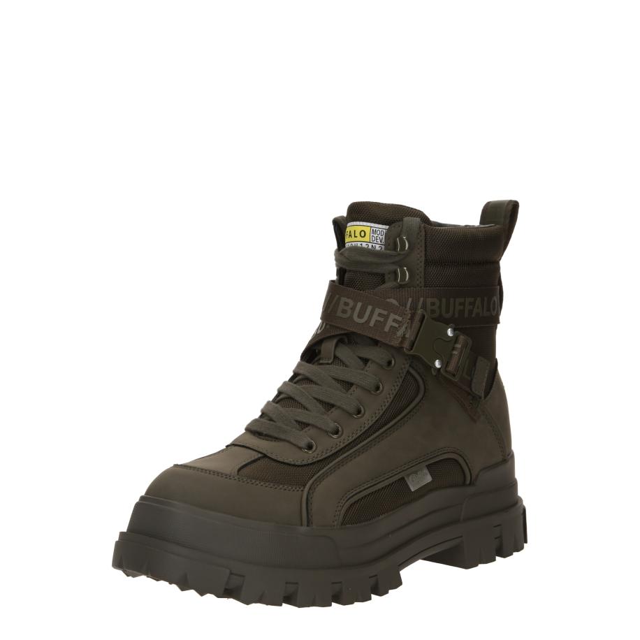Buffalo BUFFALO Veterboots ASPHA geel / donkergroen / wit -