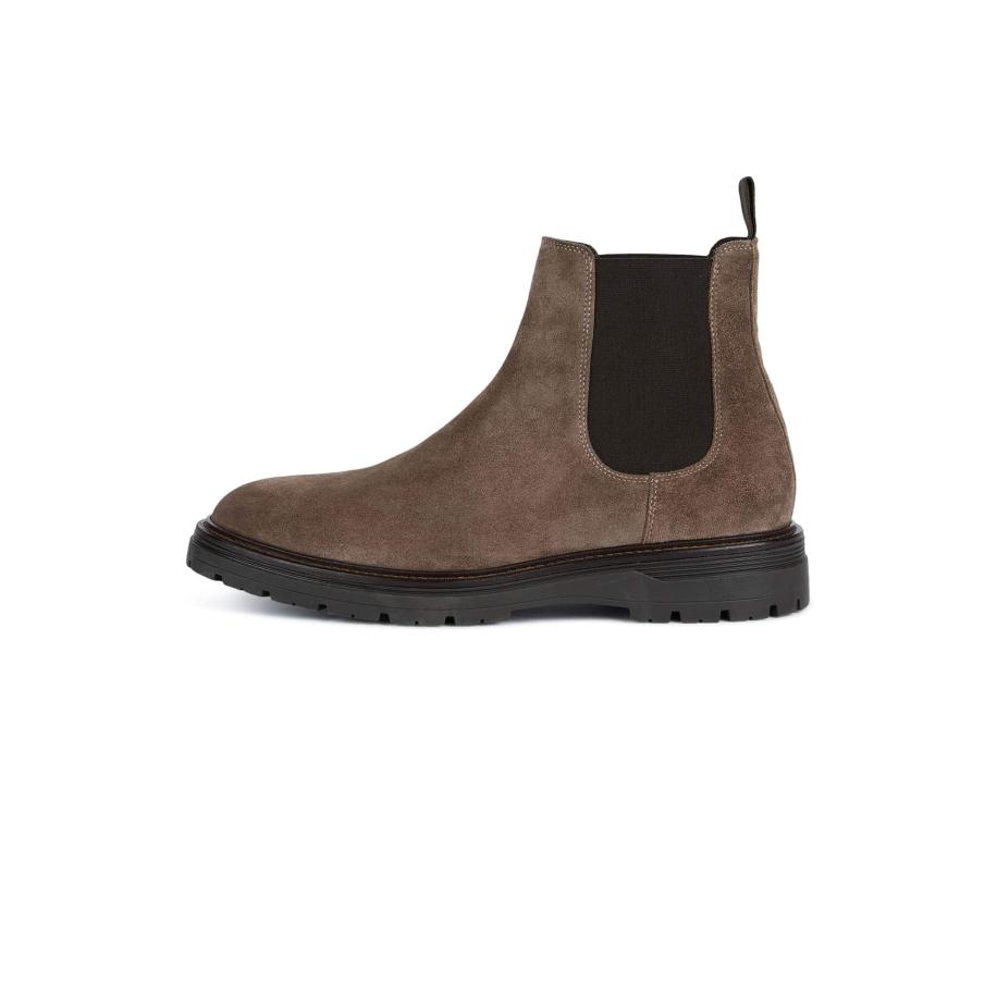 Boggi Milano Chelsea boots chamois / zwart Bruin