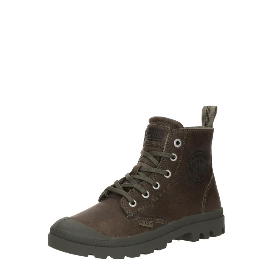 Palladium Palladium Veterboots donkerbruin -