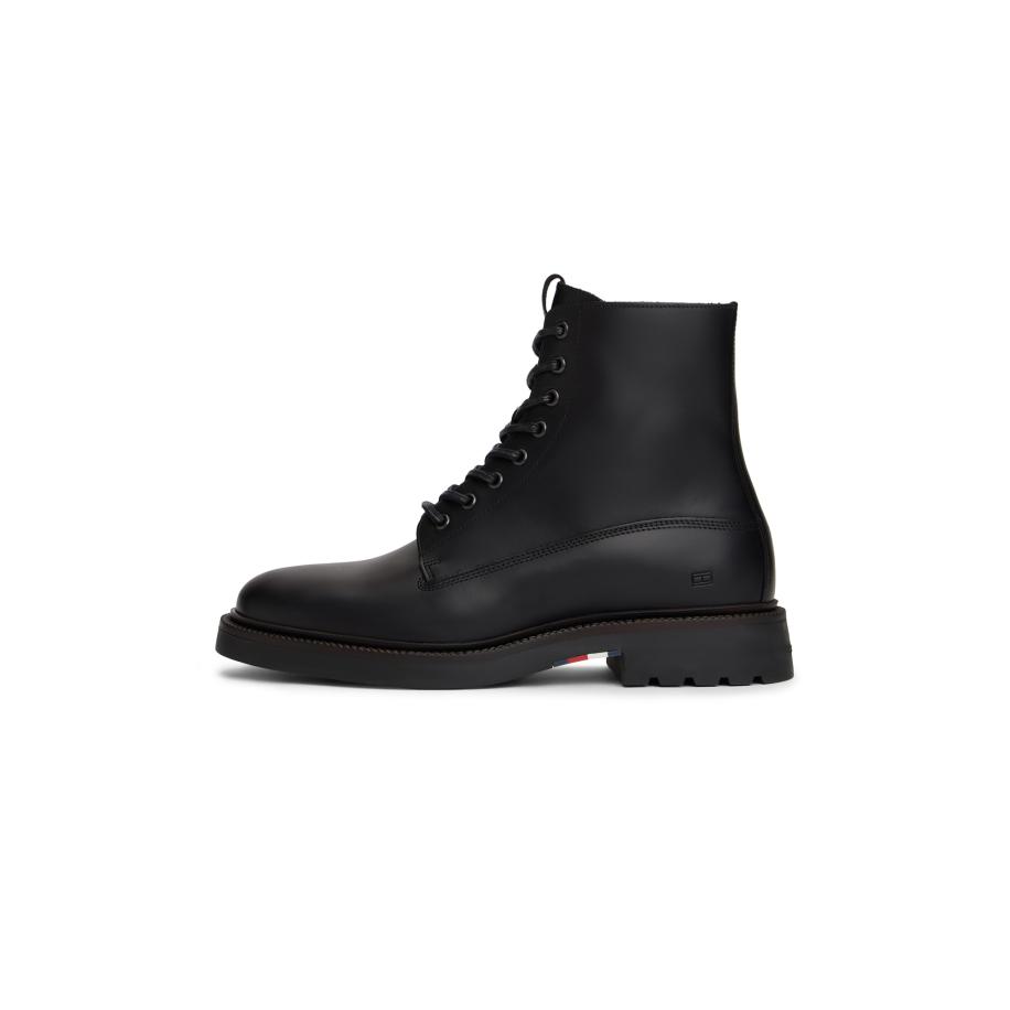 Tommy Hilfiger TOMMY HILFIGER Veterboots zwart -