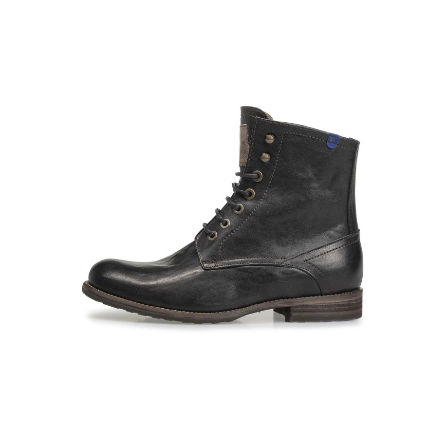 Floris van Bommel Floris van Bommel Veterboots Ferri 1 zwart -