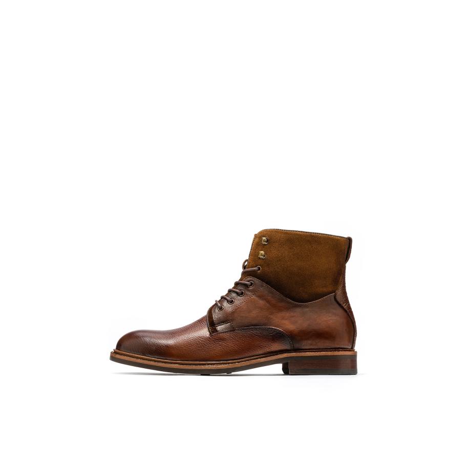 Kazar Kazar Veterboots kastanjebruin / oker -