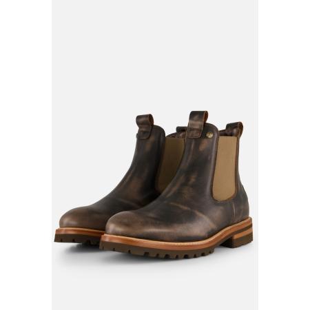 Panama Jack Elvin Igloo Chelsea Boots taupe Leer