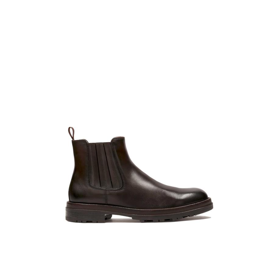 Kazar Kazar Chelsea boots chocoladebruin -