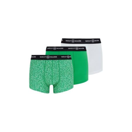 WESTMARK LONDON WESTMARK LONDON Boxershorts Oscar groen / zwart / wit