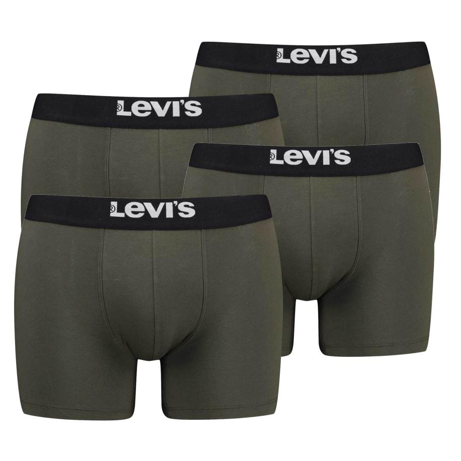 LEVIS ® Boxershorts kaki / zwart / wit Groen