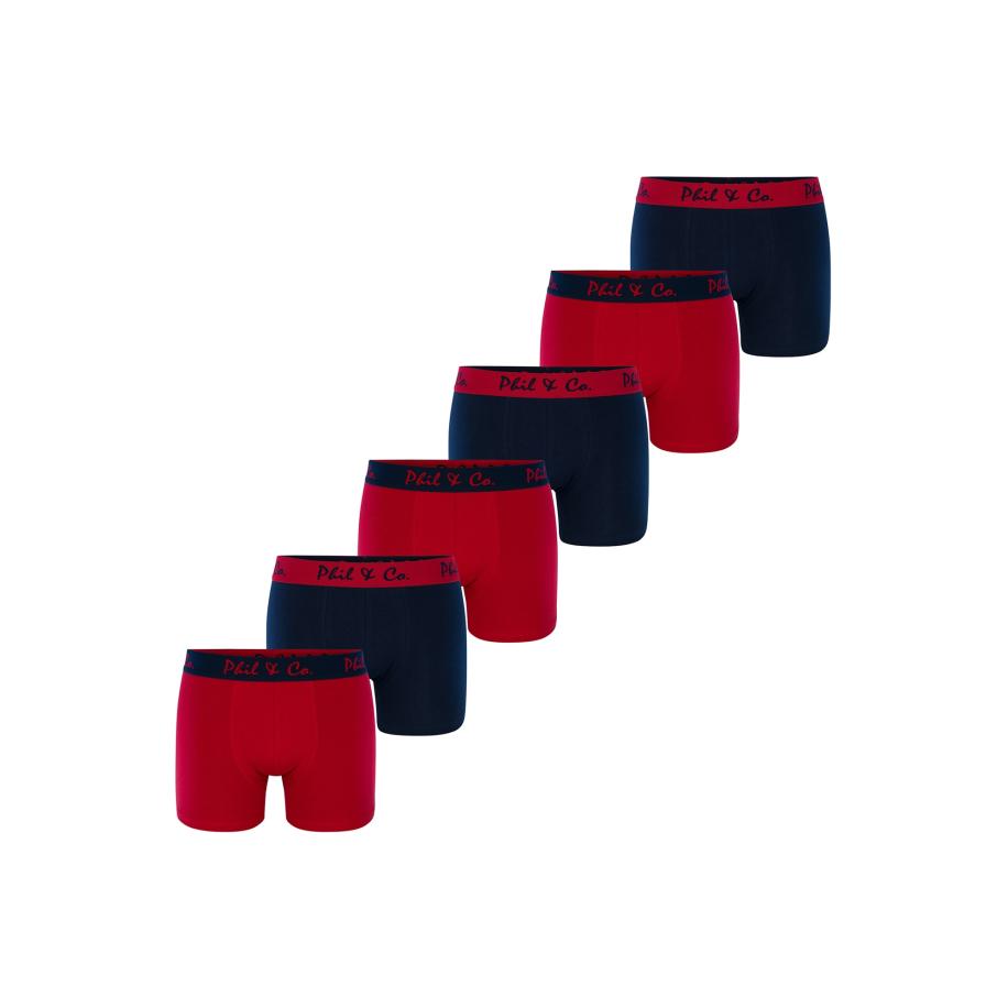 Phil & Co. Berlin Phil & Co. Berlin Boxershorts navy / rood -