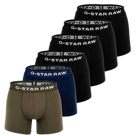 G-Star RAW G-STAR Boxershorts donkerblauw / olijfgroen / zwart / wit