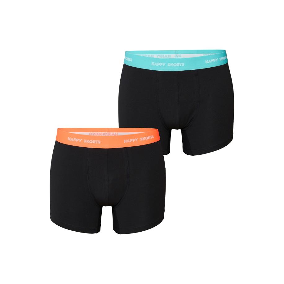 Happy Shorts Happy Shorts Boxershorts Jersey zwart -