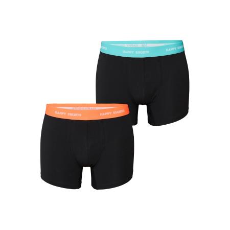 Happy Shorts Happy Shorts Boxershorts Jersey zwart
