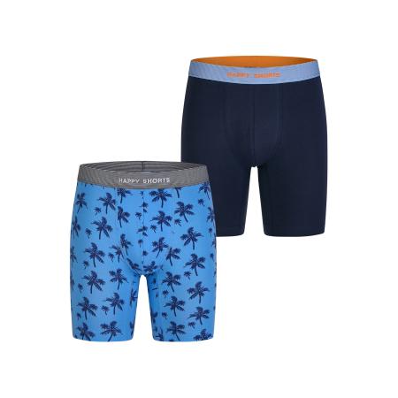 Happy Shorts Happy Shorts Boxershorts Jersey Boxer Briefs blauw