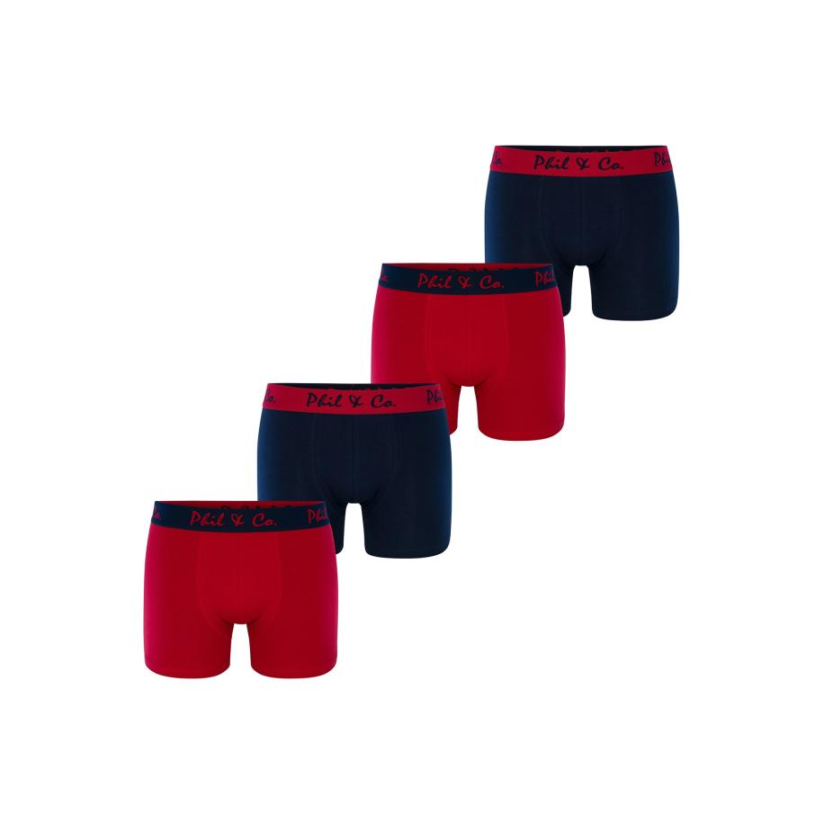 Phil & Co. Berlin Phil & Co. Berlin Boxershorts navy / rood -
