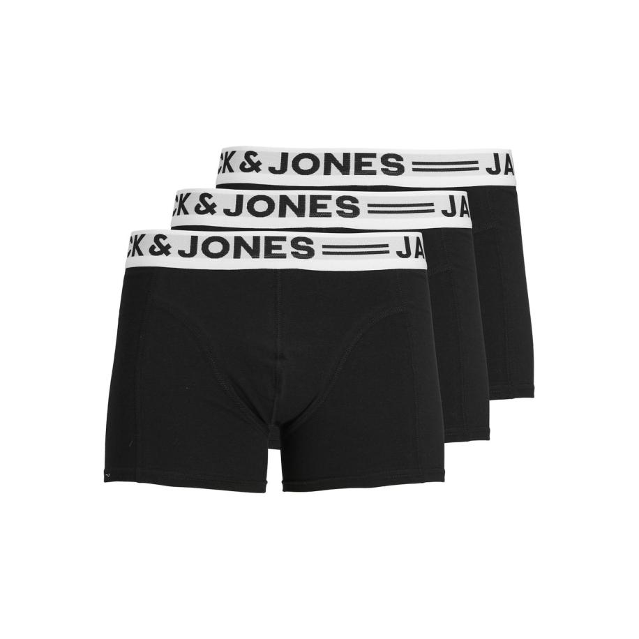 Jack & Jones JACK & JONES Boxershorts Sense lichtgrijs / zwart / wit -