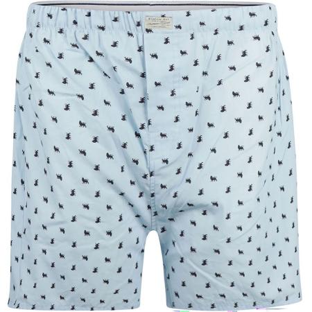 Steppin' Out Boxershort Print Leeuw Lichtblauw