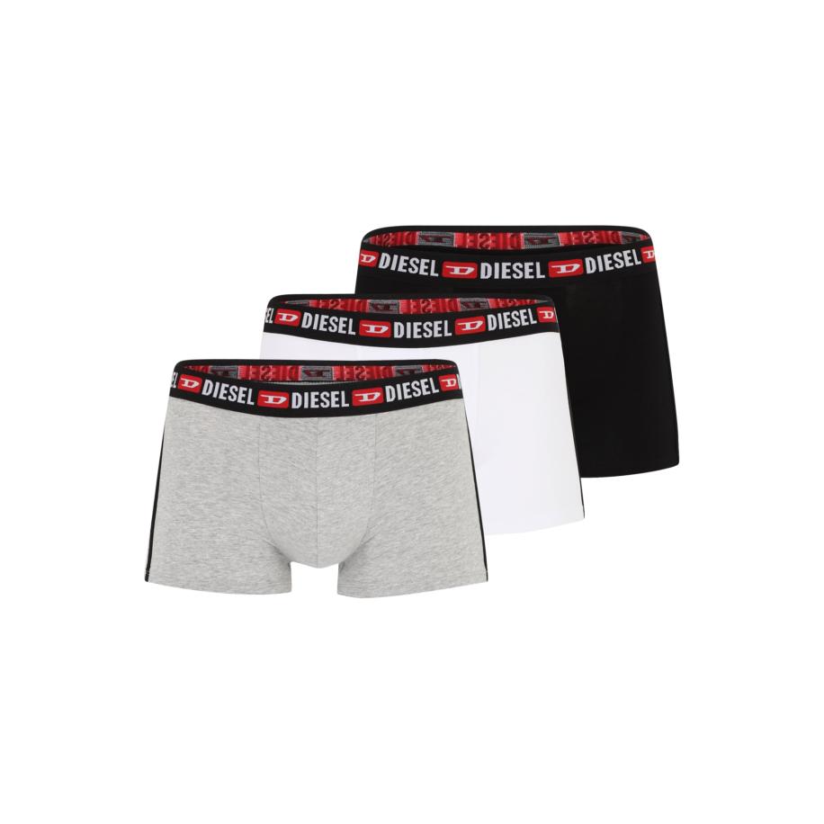 Diesel DIESEL Boxershorts SHAWN grijs gemêleerd / rood / zwart / wit -