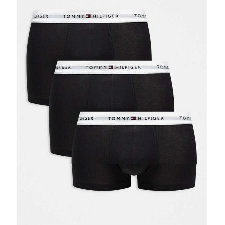 Tommy Hilfiger - Signature Cotton Essentials - Set van 3 boxershorts in zwart