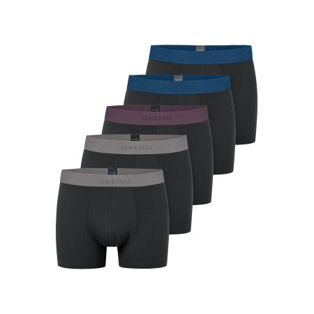 Schiesser SCHIESSER Boxershorts donkerblauw / lichtgrijs / donkerlila / zwart