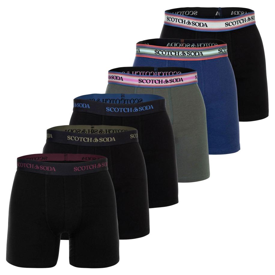 Scotch & Soda SCOTCH & SODA Boxershorts donkerblauw / antraciet / donkergrijs / donkergroen / zwart -
