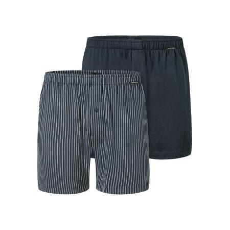 Schiesser SCHIESSER Boxershorts Basic antraciet / zwart