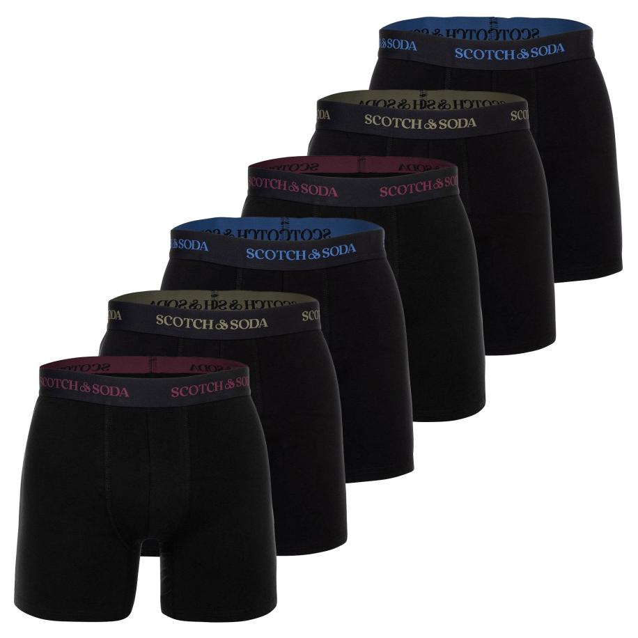Scotch & Soda SCOTCH & SODA Boxershorts blauw / donkerrood / zwart -