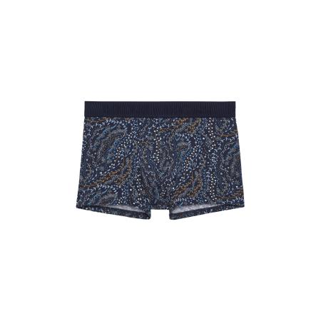 HOM HOM Boxershorts navy / lichtblauw / oranje