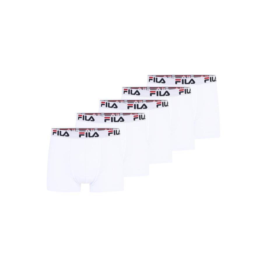 Fila FILA Boxershorts lichtgrijs / rood / zwart / wit -