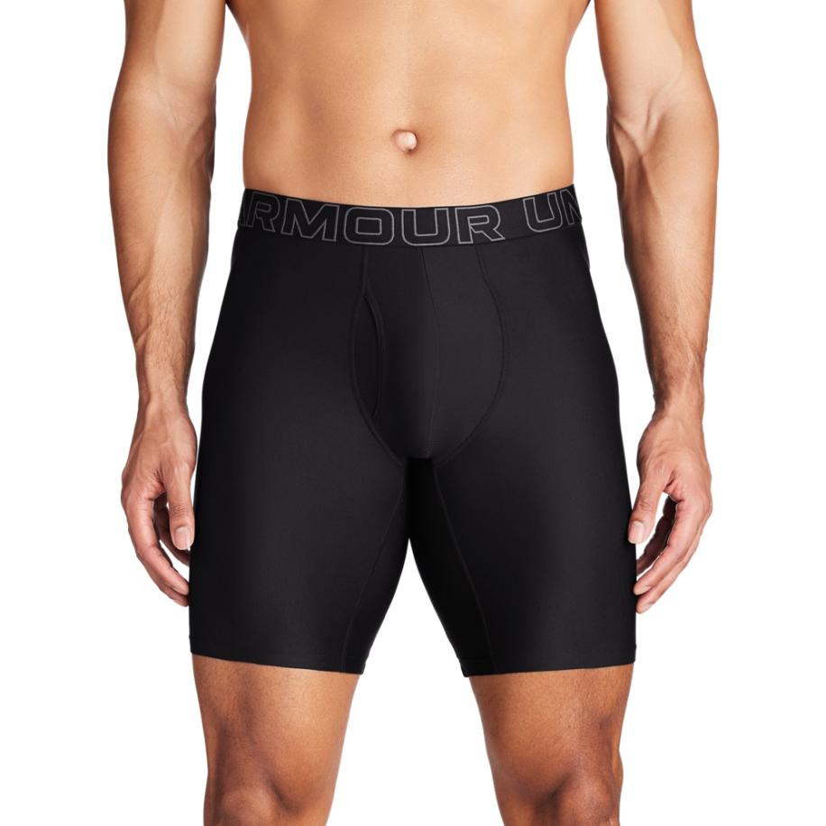 Boxerjock® Herenondergoed Under Armour Performance Tech™ - 23 cm - Set van 3 Zwart / Zwart / Castlerock L Zwart