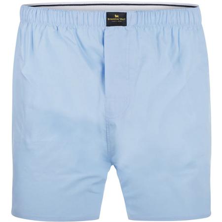 Steppin' Out Boxershort Poplin Blauw