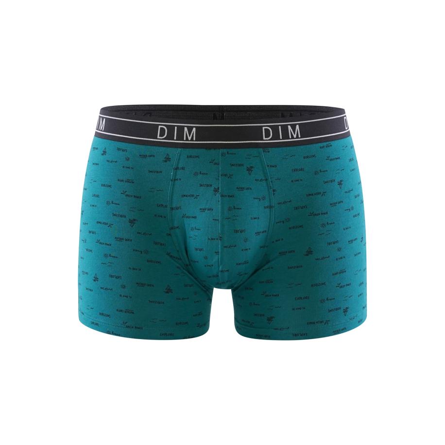 Dim DIM Boxershorts Fancy turquoise / zwart / wit -