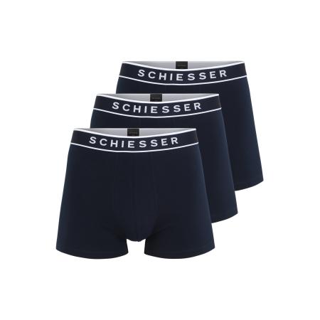 Schiesser SCHIESSER Boxershorts donkerblauw / wit