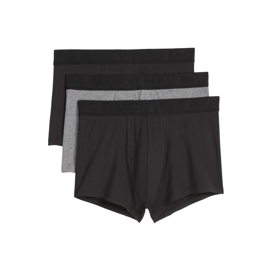 Marc O'Polo Marc OPolo Boxershorts Essentials grijs gemêleerd / zwart -
