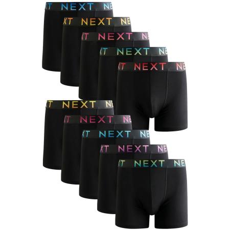 Next Next Boxershorts lichtblauw / limoen / zwart / wit