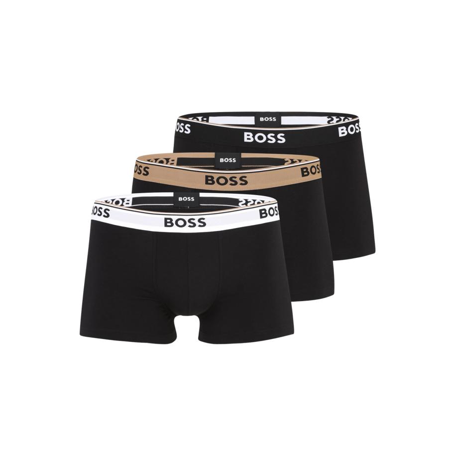 Hugo Boss BOSS Boxershorts Power lichtbruin / zwart / wit -