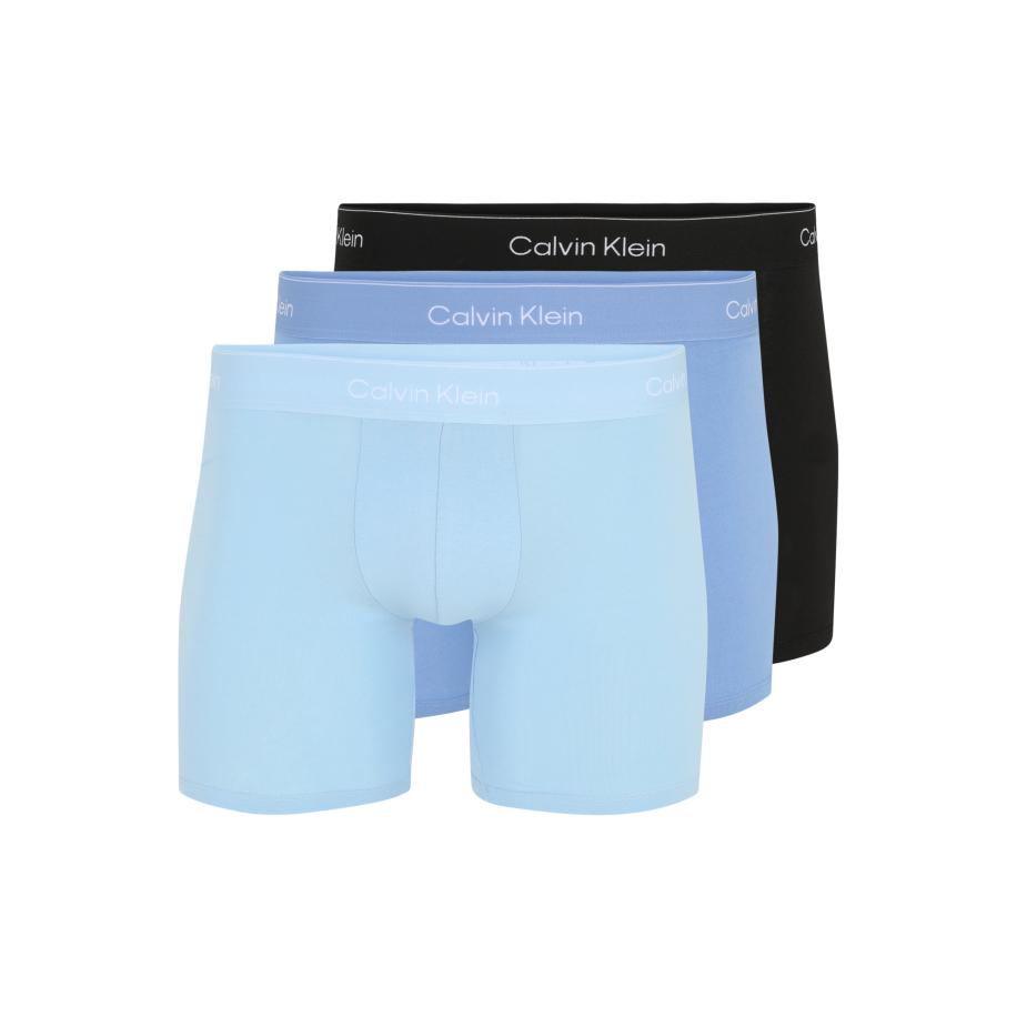 Calvin Klein Calvin Klein Underwear Boxershorts azuur / hemelsblauw / zwart / wit -